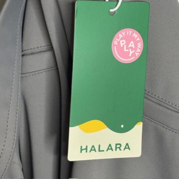 Halara Flex High Waisted Pocket Straight Work Pants - Silent Storm (Gray) - LP - Picture 10 of 11